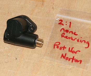 1:1 rev clock gearbox